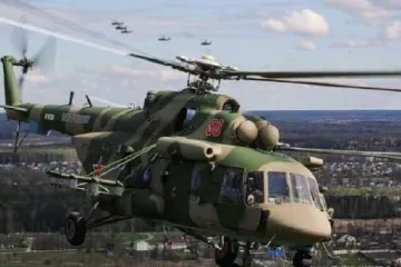 ​Военный вертолет разбился в России: пассажиры погибли
