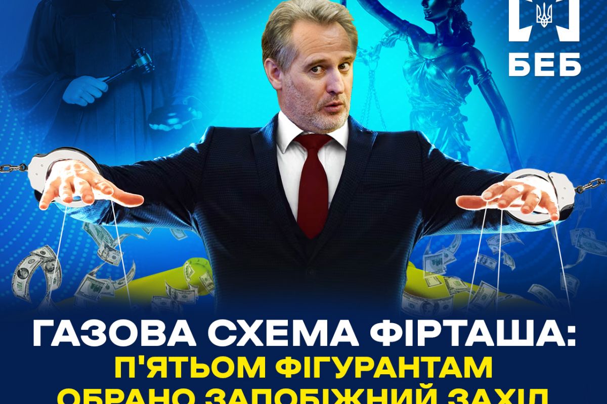 Справа Фірташа: п’ятьом керівникам облгазів обрано запобіжний захід, ще двом посадовцям повідомлено про підозру