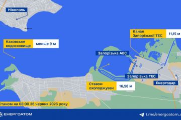 Рівень води у ставку-охолоджувачі ЗАЕС – стабільний Рівень води у ставку-охолоджувачі ЗАЕС – стабільний