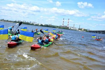 Перший етап "Ліги Ветеранів": змагання з каякінгу Перший етап "Ліги Ветеранів": змагання з каякінгу