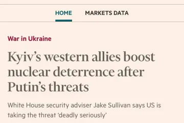 ​Західні союзники України посилюють ядерне стримування після погроз путіна, — FT