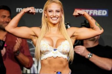 Эбани Бриджес – самая сексуальная боксерка мира оголила грудь журналисту. Видео горячей провокации Эбани Бриджес – самая сексуальная боксерка мира оголила грудь журналисту. Видео горячей провокации