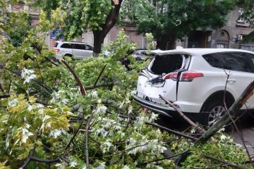 На столицю обрушилася непогода На столицю обрушилася непогода
