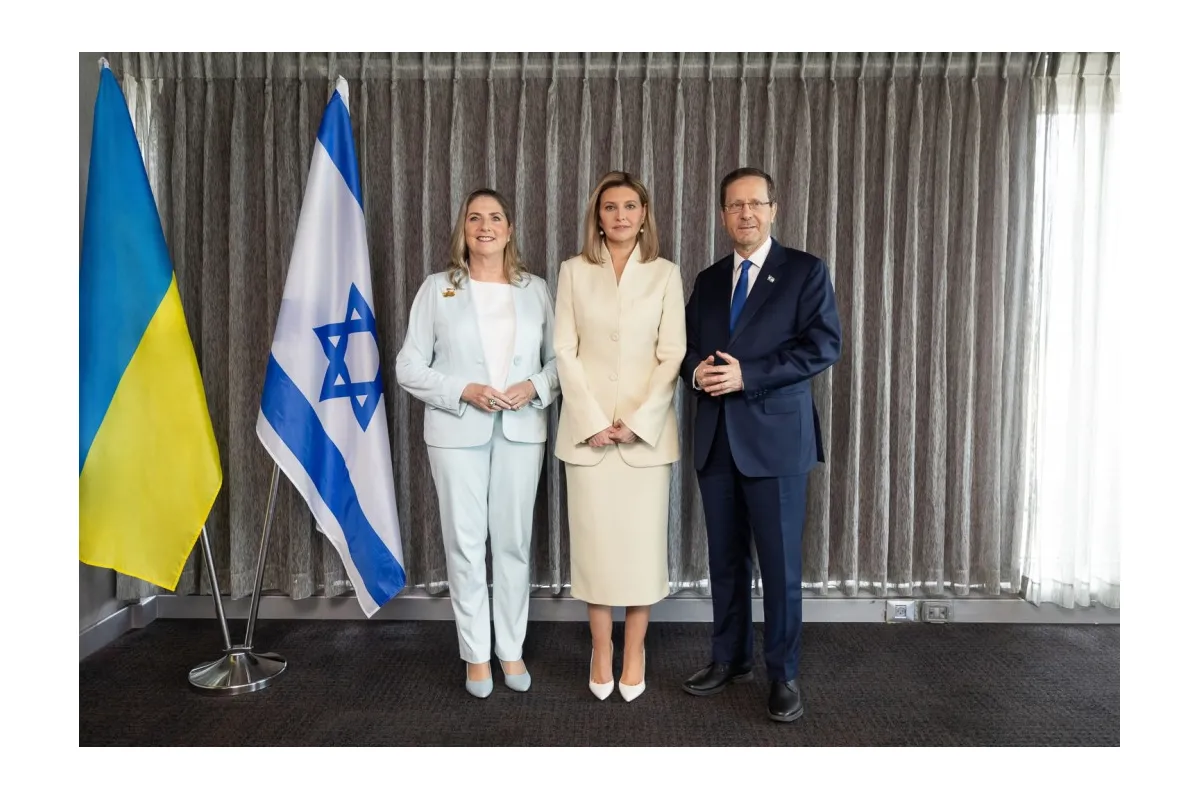 Олена Зеленська зустрілась з першою леді та Президентом Ізраїлю