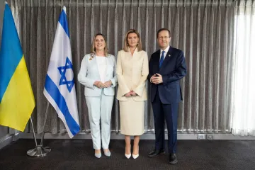 ​Олена Зеленська зустрілась з першою леді та Президентом Ізраїлю