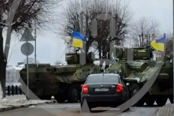 ​Колона техніки з українськими прапорами може бути використана для провокацій на території Білорусі