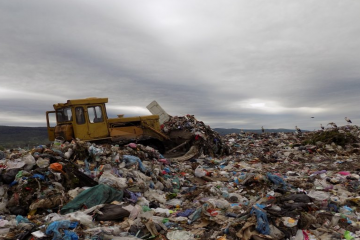 Сміттєзвалище на Полтавщині  Сміттєзвалище на Полтавщині