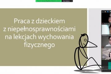 На факультеті фізичного виховання та спорту відбулася онлайн-лекція на тему «Особливості проведення занять з фізичного виховання для дітей з особливими освітніми потребами: досвід Польщі» На факультеті фізичного виховання та спорту відбулася онлайн-лекція на тему «Особливості проведення занять з фізичного виховання для дітей з особливими освітніми потребами: досвід Польщі»