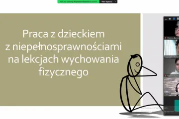 ​На факультеті фізичного виховання та спорту відбулася онлайн-лекція на тему «Особливості проведення занять з фізичного виховання для дітей з особливими освітніми потребами: досвід Польщі»