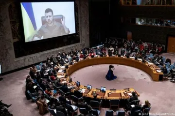 ​Зеленський виступив на засіданні Радбезу ООН, скликаному через псевдореферендуми на окупованих територіях України