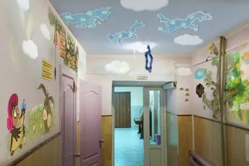 ​Петровский Александр Владимирович: Мультяшная атмосфера на стенах Днепровского детского дома
