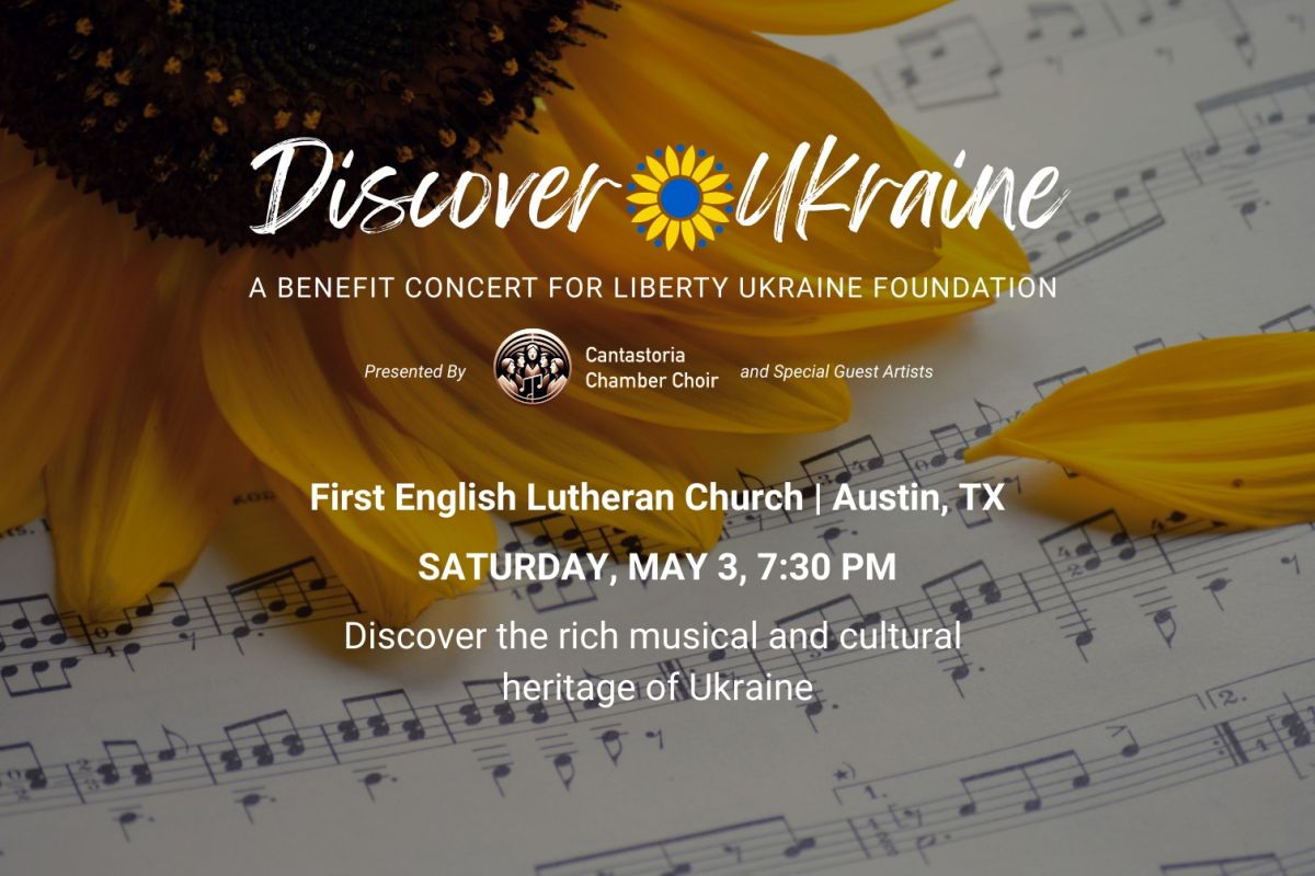 Discover Ukraine: A Benefit Concert for Liberty Ukraine Foundation Discover Ukraine: A Benefit Concert for Liberty Ukraine Foundation