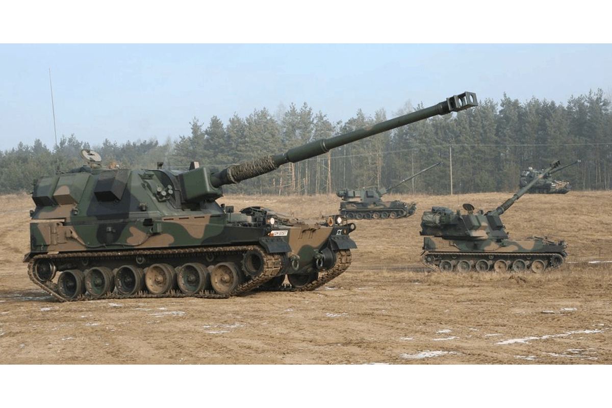 Польща передала Україні самохідні гаубиці AHS Krab Польща передала Україні самохідні гаубиці AHS Krab