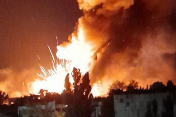 На Херсонщині у Брилівці – вибухи: детонує склад боєприпасів окупантів На Херсонщині у Брилівці – вибухи: детонує склад боєприпасів окупантів