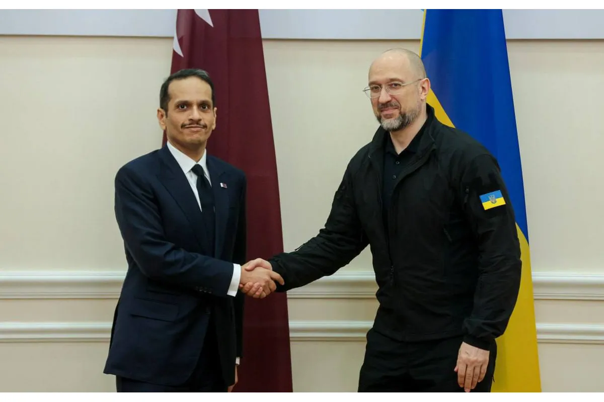 Катар виділяє Україні $100 млн гуманітарної підтримки