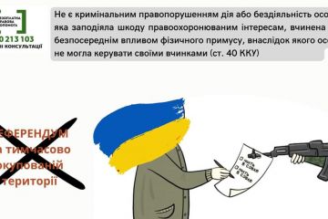 Відповідальність за участь у псевдореферендумах,  здійснену під примусом  Відповідальність за участь у псевдореферендумах,  здійснену під примусом