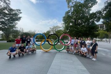 Команда атлетів проєкту Olympic Dreams вже відвідали музей Олімпійських Ігор в Токіо Команда атлетів проєкту Olympic Dreams вже відвідали музей Олімпійських Ігор в Токіо