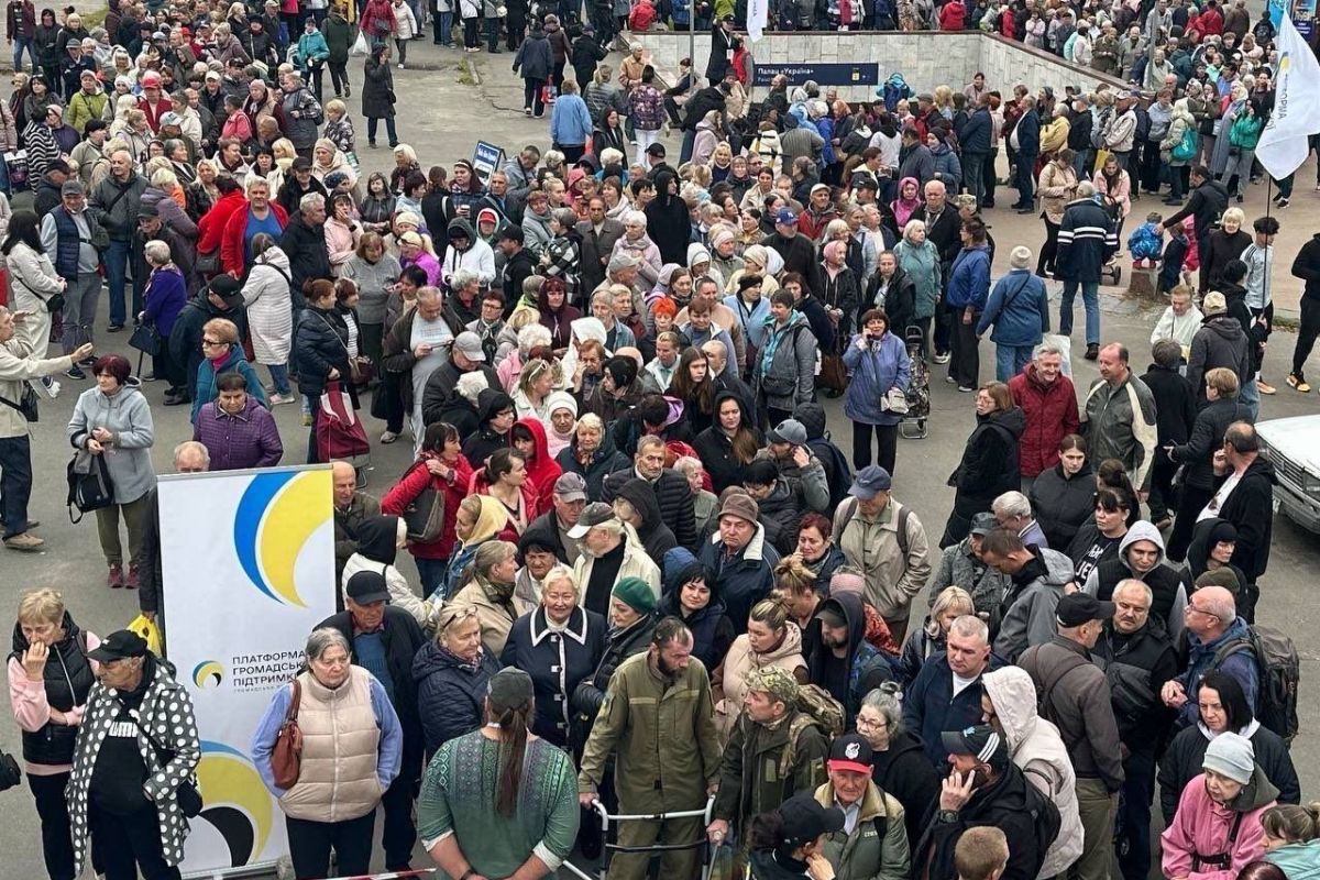 Платформа громадської підтримки роздала мешканцям Києва майже 6 тонн гуманітарної допомоги Платформа громадської підтримки роздала мешканцям Києва майже 6 тонн гуманітарної допомоги