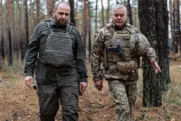 ​Міністр оборони Рустем Умєров провів зустріч із командувачем ОСУВ «Північ» генерал-лейтенантом Сергієм Наєвим