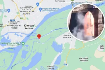 ​Річковий бій: під Херсоном дрон ЗСУ затопив "російський воєнний корабель" (відео)
