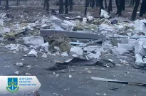 Окупанти завдали ракетного удару по Мирнограду - розпочато розслідування за фактом загибелі чоловіка та поранення жінки
