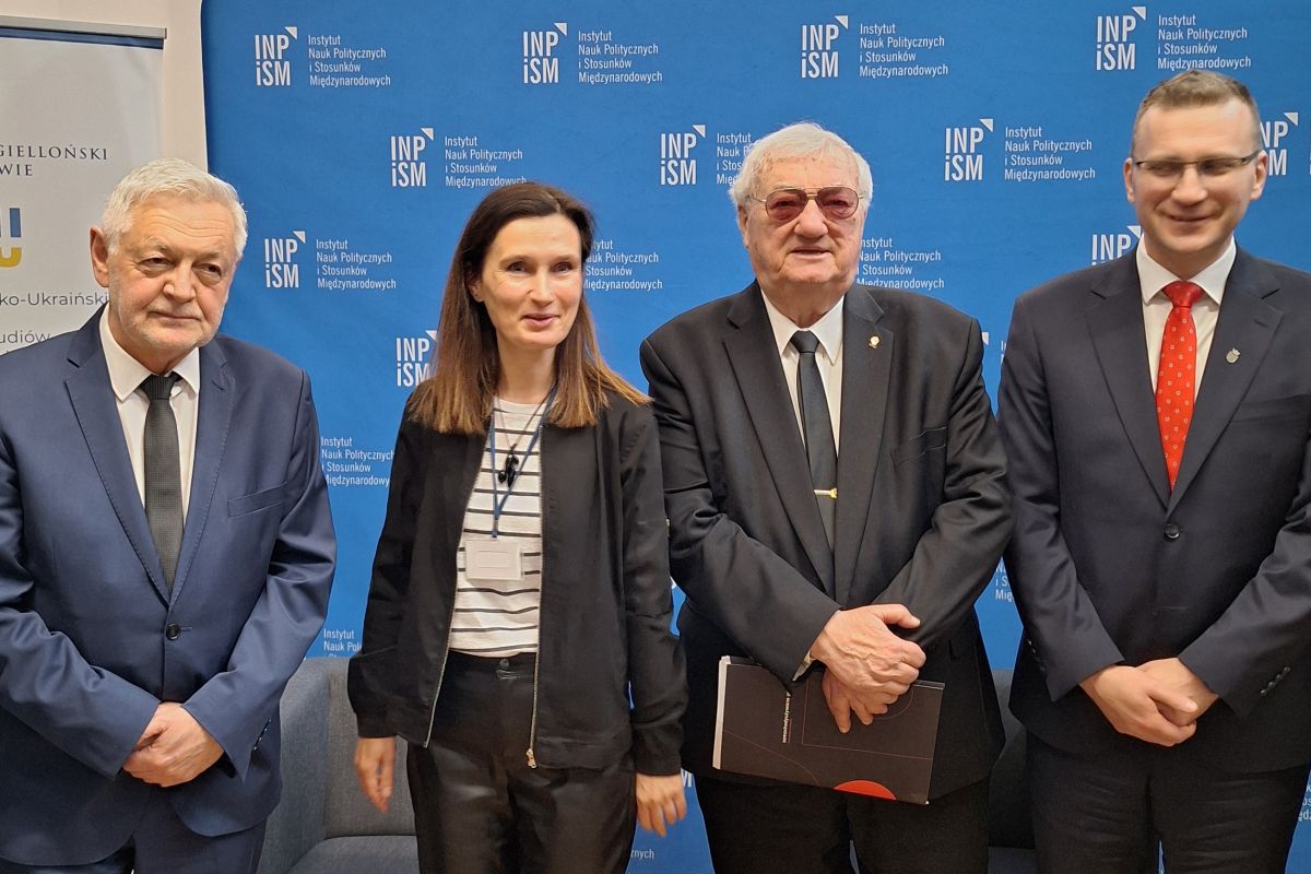 Виступ Юрія Щербака в Ягеллонському університеті Виступ Юрія Щербака в Ягеллонському університеті