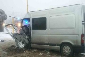 В Словакии микроавтобус с украинцами попал в ДТП		   			В Словакии микроавтобус с украинцами попал в ДТП