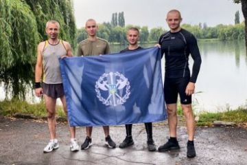 Судові охоронці Рівного – учасники 34 онлайн-забігу «Сильні духом» Судові охоронці Рівного – учасники 34 онлайн-забігу «Сильні духом»