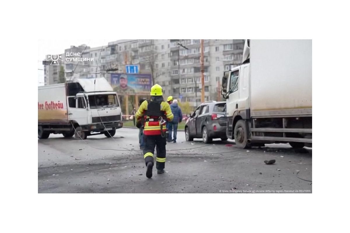РФ завдала удару по Сумах, поціливши у багатоповерхівку РФ завдала удару по Сумах, поціливши у багатоповерхівку