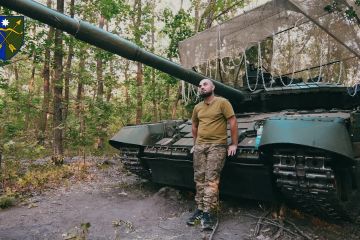 Командир танкової роти 23 ОМБр з позивним «Сем» Командир танкової роти 23 ОМБр з позивним «Сем»