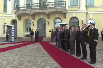 ​Офіційна церемонія зустрічі Президента України Володимира Зеленського у Фінляндській Республіці