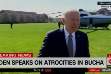 Російське вторгнення в Україну : Байден після побаченого у Бучі назвав путіна варваром Російське вторгнення в Україну : Байден після побаченого у Бучі назвав путіна варваром