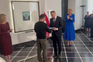 ​Презедента Зеленського нагородили орденом Білого Орла за поглиблення відносин між Польщею та Україною
