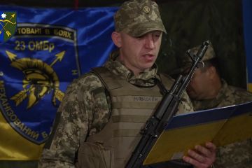 Шлях воїна 23 ОМБр починається з присяги Шлях воїна 23 ОМБр починається з присяги