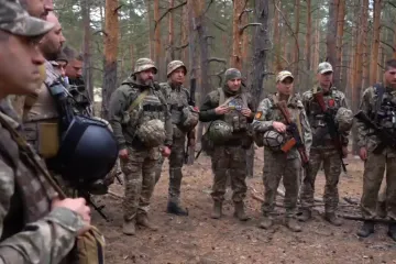​Наєв зустрівся з бійцями стрілецького батальйону