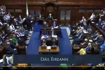 Російське вторгнення в Україну : Заклик Ірландії щодо переконання партнерів у Євросоюзі щодо жорсткіших санкцій проти Росії.  Російське вторгнення в Україну : Заклик Ірландії щодо переконання партнерів у Євросоюзі щодо жорсткіших санкцій проти Росії.