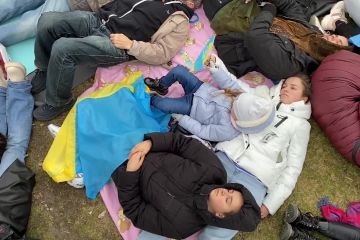 Російське вторгнення в Україну : У столиці Німеччини пройшла акція Stop promising, start acting! Російське вторгнення в Україну : У столиці Німеччини пройшла акція Stop promising, start acting!