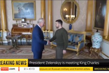 Президент Зеленський зустрівся із королем Великої Британії Карлом ІІІ Президент Зеленський зустрівся із королем Великої Британії Карлом ІІІ