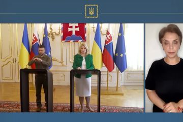 Зустріч Володимира Зеленського та Зузани Чапутової з представниками ЗМІ Зустріч Володимира Зеленського та Зузани Чапутової з представниками ЗМІ