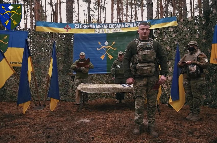 Нагородження воїнів 23 ОМБр до Дня захисників і захисниць. Частина І