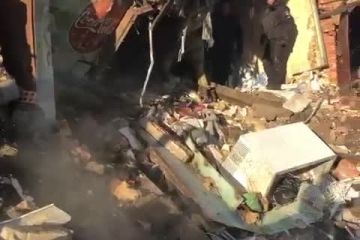 Наслідки російського удару по смт Шевченкове на Харківщині Наслідки російського удару по смт Шевченкове на Харківщині