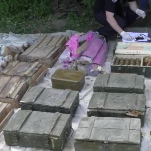 Схрон боєприпасів на Рівненщині Схрон боєприпасів на Рівненщині