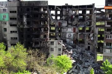 Такий вигляд з висоти пташиного лету має зараз Маріуполь Такий вигляд з висоти пташиного лету має зараз Маріуполь