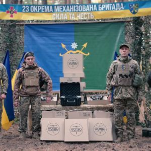 Подяка від 23 ОМБр житомирянам за подаровані дрони Подяка від 23 ОМБр житомирянам за подаровані дрони