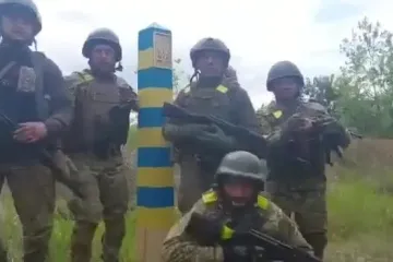 ​ Українські військові з тероборони витіснили росіян і вийшли на межі державного кордону в Харківській області