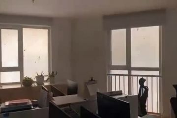 А ось кадри зсередини згорілого хмарочоса в Китаї А ось кадри зсередини згорілого хмарочоса в Китаї