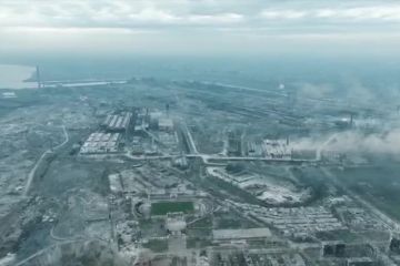 Російське вторгнення в Україну : А ось такий вигляд має «Азовсталь» у Маріуполі, котрий не припиняють штурмувати окупанти.   Російське вторгнення в Україну : А ось такий вигляд має «Азовсталь» у Маріуполі, котрий не припиняють штурмувати окупанти.