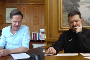 Володимир Зеленський поспілкувався із Марком Рютте - Нідерланди та Данія оголосили про постачання Україні 14 танків Leopard 2 Володимир Зеленський поспілкувався із Марком Рютте - Нідерланди та Данія оголосили про постачання Україні 14 танків Leopard 2