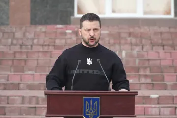 ​Володимир Зеленський взяв участь у заходах із нагоди річниці героїчної оборони Охтирки