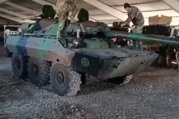 З'явилися відео французьких колісних танків AMX-10RC в Україні З'явилися відео французьких колісних танків AMX-10RC в Україні